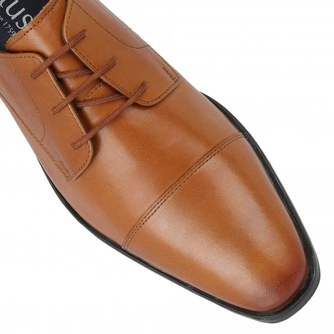 Tan Leather Euston Lace-Up Derby Shoes | Lotus 6 Tan Leather Euston Lace-Up Derby Shoes | Lotus - Image 4
