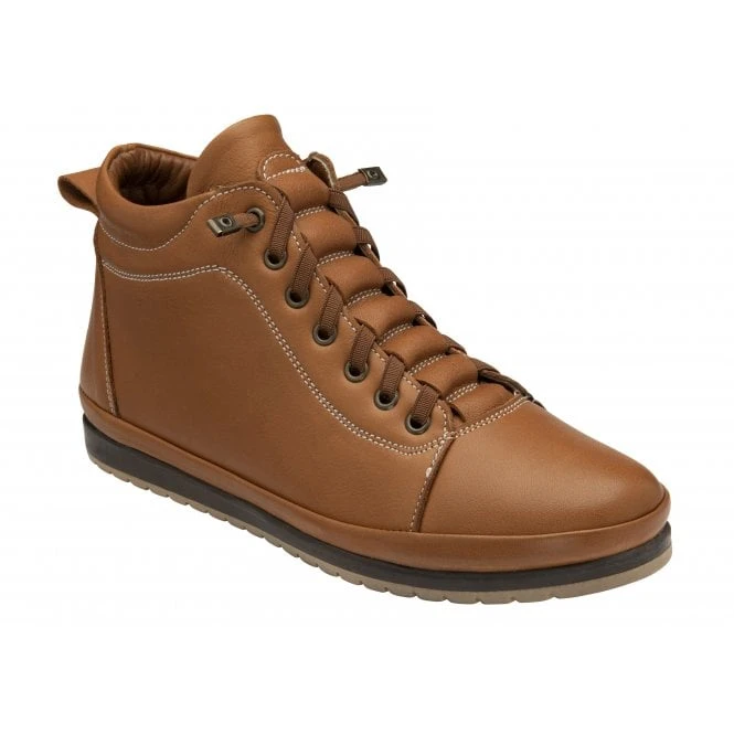 Tan Leather Frida Ankle Boots | Lotus 3 Tan Leather Frida Ankle Boots | Lotus