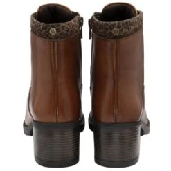 Tan Leather & Leopard-Print Boston Ankle Boots | Lotus -Lotus Shoes Sale tan leather leopard print boston ankle boots lotus p13429 31938 medium