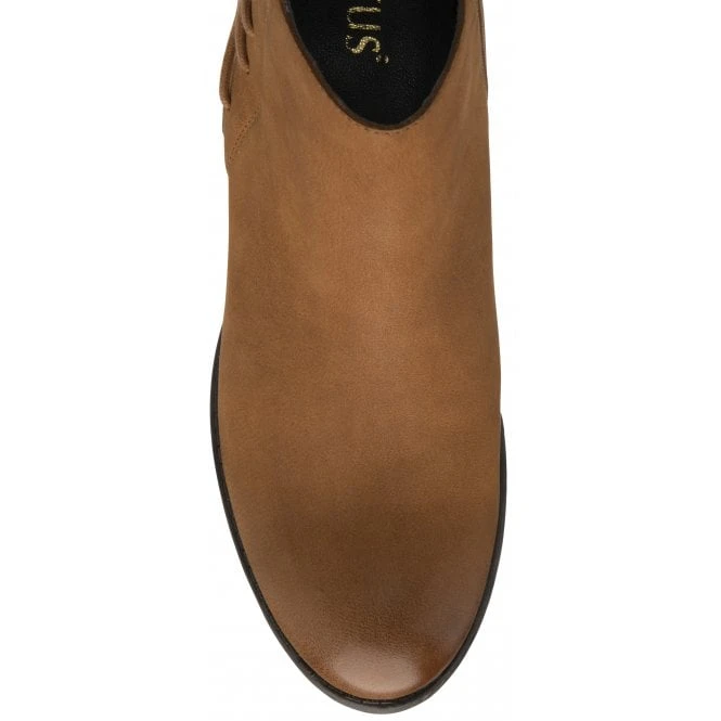 Tan Leather & Leopard-Print Leather Etta Zip-Up Ankle Boots | Lotus 6 Tan Leather & Leopard-Print Leather Etta Zip-Up Ankle Boots | Lotus - Image 4