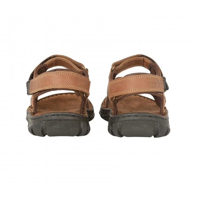 Tan Leather Noah Strap Sandals | Lotus 5 Tan Leather Noah Strap Sandals | Lotus - Image 3