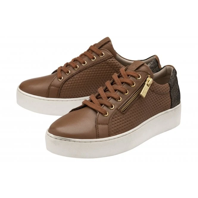 Tan Leather Stroud Casual Trainers | Stressless By Lotus 4 Tan Leather Stroud Casual Trainers | Stressless By Lotus - Image 2