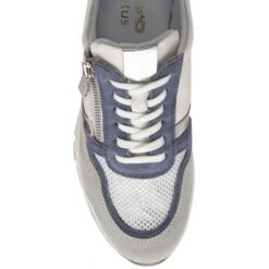 White & Blue Leather Sammie Casual Trainers | Stressless By Lotus -Lotus Shoes Sale white blue leather sammie casual trainers stressless by lotus p13728 33080 medium