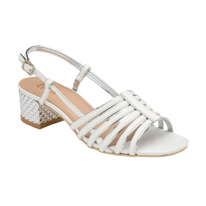 White Cheryl Open-Toe Sandals | Lotus 3 White Cheryl Open-Toe Sandals | Lotus