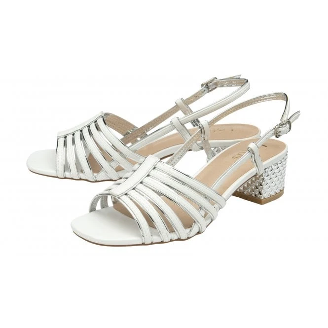 White Cheryl Open-Toe Sandals | Lotus 4 White Cheryl Open-Toe Sandals | Lotus - Image 2