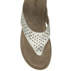 White Ferarra Flat Toe-Post Sandals | Lotus -Lotus Shoes Sale white ferarra flat toe post sandals lotus p13255 31316 medium