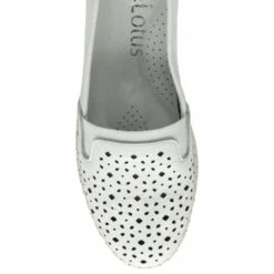 White Leather Francesca Slip-On Shoes | Lotus 9 White Leather Francesca Slip-On Shoes | Lotus -Lotus Shoes Sale white leather francesca slip on shoes lotus p13268 31272 medium