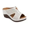 White Leather Genevieve Mule Sandals | Lotus 1 White Leather Genevieve Mule Sandals | Lotus -Lotus Shoes Sale white leather genevieve mule sandals lotus p13584 32749 medium