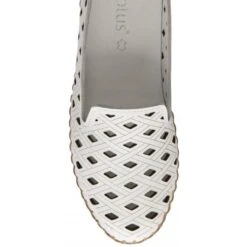 White Leather Karson Slip-On Shoes | Lotus -Lotus Shoes Sale white leather karson slip on shoes lotus p13630 33168 medium
