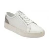 White Leather Sylvia Lace-Up Trainers | Stressless By Lotus