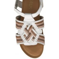 White Multi-Leather Cairnes Open-Toe Flatform Sandals | Lotus -Lotus Shoes Sale white multi leather cairnes open toe flatform sandals lotus p13668 32748 medium