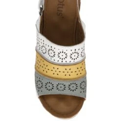 White Multi-Leather Neylan Wedge Sandals | Lotus 9 White Multi-Leather Neylan Wedge Sandals | Lotus -Lotus Shoes Sale white multi leather neylan wedge sandals lotus p13585 32760 medium