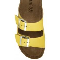 Yellow Cortona Open-Toe Mule Sandals | Lotus -Lotus Shoes Sale yellow cortona open toe mule sandals lotus p13307 31567 medium