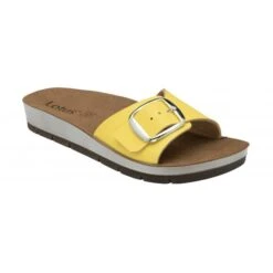 Yellow Dasha Open-Toe Mule Sandals | Lotus